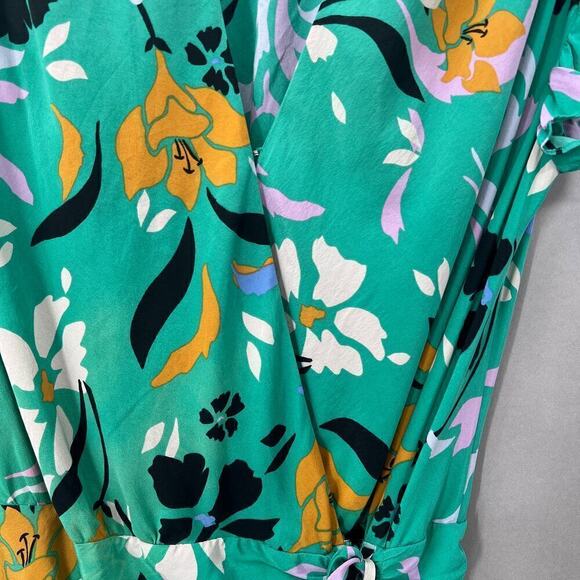 1.Veronica Beard Mini Dress Womens Medium Silk Floral Garden Party Feminine Chic - Picture 6 of 11